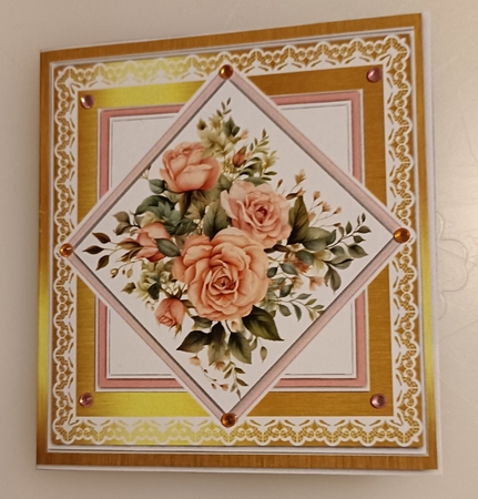 8x8 Mini Kit, Beautiful Pink Roses Blooms by Shirley Taylor