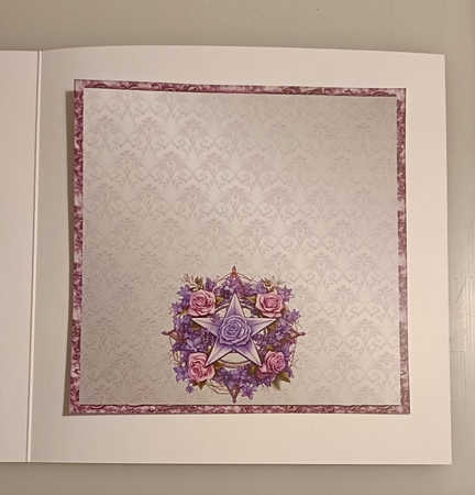 Special Friend 3 - 6x6 inch card front with decoupage by Shirley Taylor
