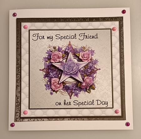 Matching insert sheet for the design sheet - Special Friend 3 by Shirley Taylor