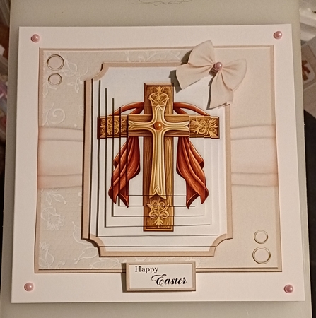 Easter Cross 1 by Shirley Taylor