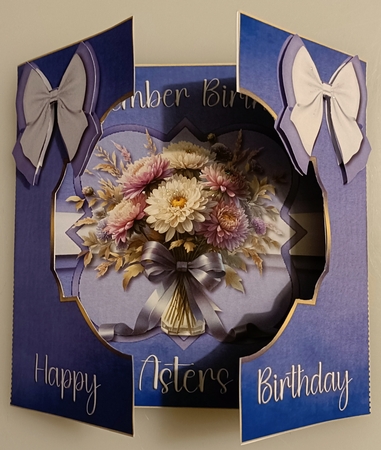 September Birthday Flowers by Shirley Taylor