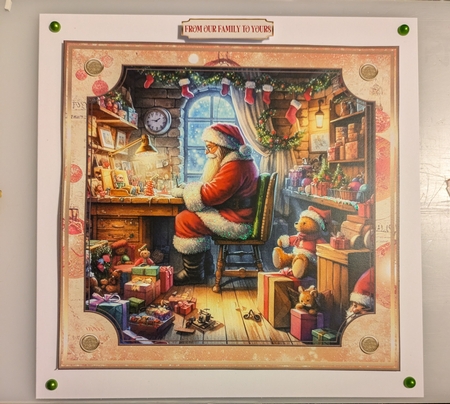 Christmas Santas Workshop 1 by Shirley Taylor