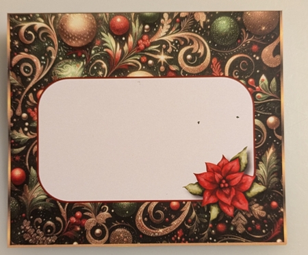 A Traditional Christmas - Double Window Card by Shirley Taylor