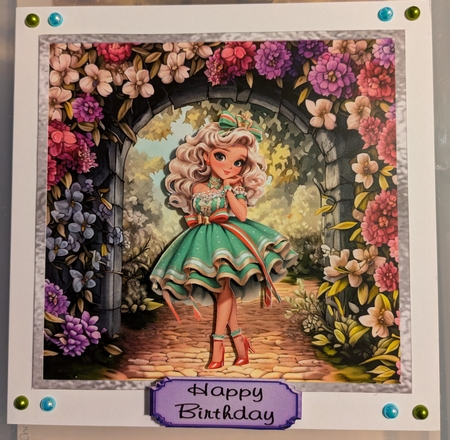 Enchanted Garden Bumper Kit 55 - 9 page bumper kit by Shirley Taylor