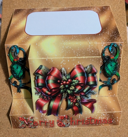 Christmas Wishes Stepper Card by Shirley Taylor
