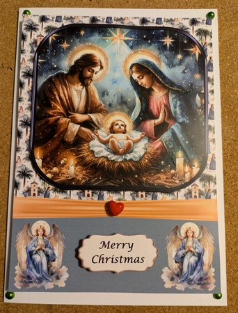 In a Manger He was born 8 by Shirley Taylor