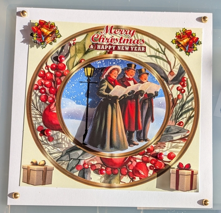 A CAROL SINGERS CIRCLE by Shirley Taylor