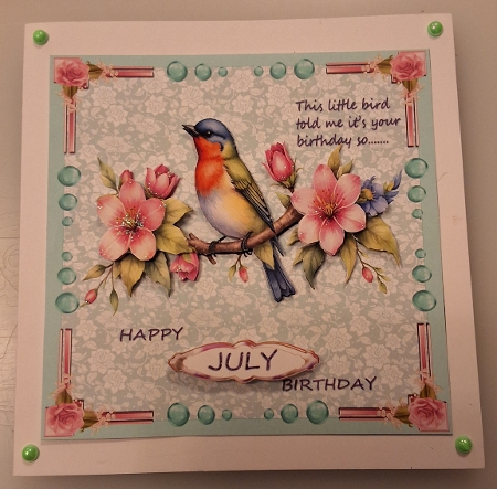 A SPECIAL DATE BIRTHDAY CARD 2 by Shirley Taylor