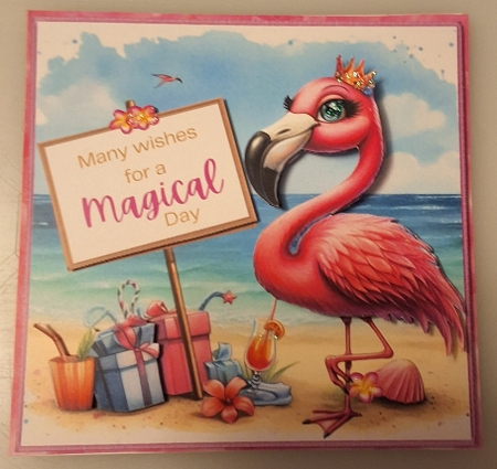 Magical Day Flamingo by Shirley Taylor