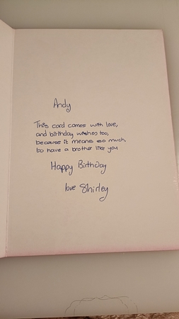Red New Style Mini Card Front. by Shirley Taylor