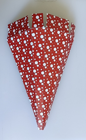 Icicle Shaped Gift Bag - Santa by Shirley Taylor