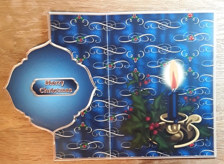 Choir of Angels Offset Fold Card Mini Kit by Shirley Taylor