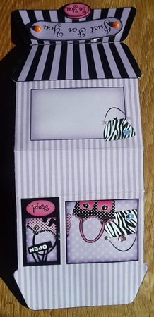 3D Little Handbag Shop Gift Card Holder by Shirley Taylor