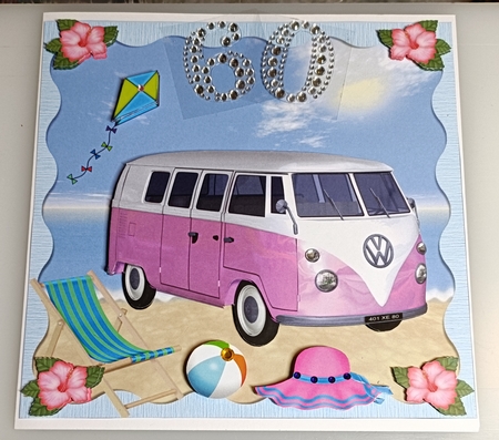 Lets Go Camping 8x8ins Mini Kit by Shirley Taylor