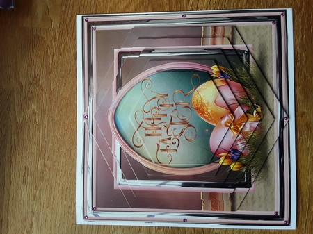 Pretty Easter Eggs Hexagon Pyramid Mini Kit by Shirley Taylor