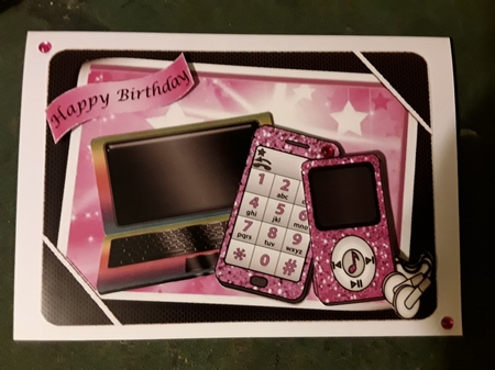 Girls Pink Gadgets & Things, Mobile, Laptop, Mp3 Player by Shirley Taylor