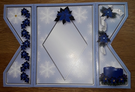 Christmas Nativity - Diamond Gatefold Card Mini Kit by Shirley Taylor
