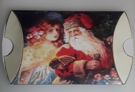 Father Christmas Pillow Box 1 by Shirley Taylor
