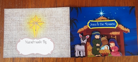 Away in a Manger  #1 Quick Card & Envelope Mini Kit by Shirley Taylor