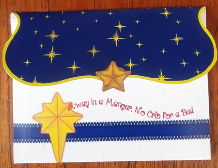 Away in a Manger  #1 Quick Card & Envelope Mini Kit by Shirley Taylor
