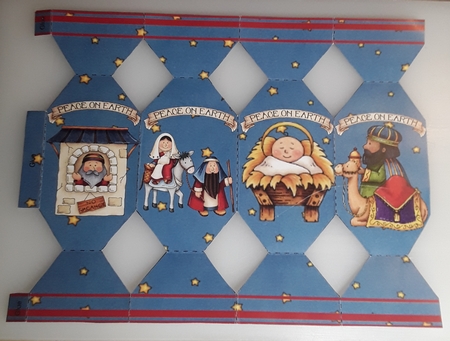 CHRISTMAS CRACKER FAVOR GIFT BOX - NATIVITY CB4 by Shirley Taylor