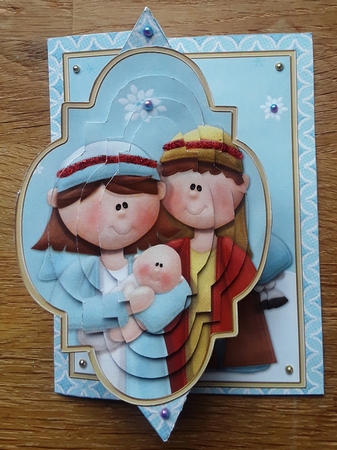Shepherds Watch Diamond Fold Card Kit by Shirley Taylor