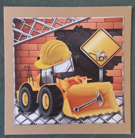 Under Construction - Bulldozer by Shirley Taylor