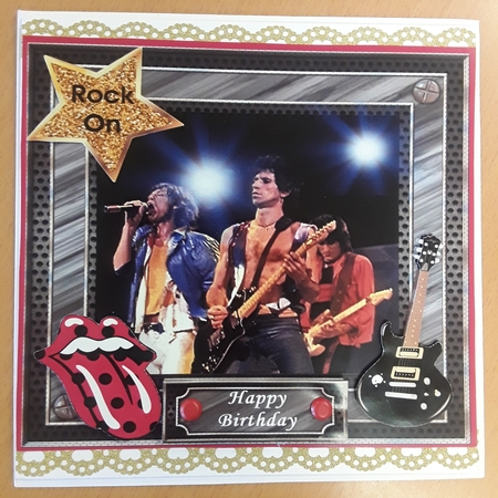The Rolling Stones Rock On mini kit by Shirley Taylor