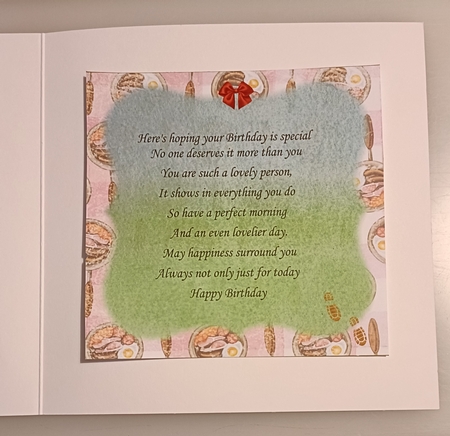 CAMPERVAN BIRTHDAY / ANY 6x6 CONCEPT SHEET 2 INC INSERT ENJOY THE LITTLE THINGS IN LIFE by Shirley Taylor
