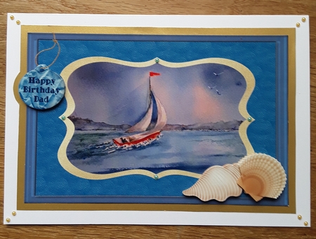 Boat Race - Birthday/Fathers Day by Shirley Taylor