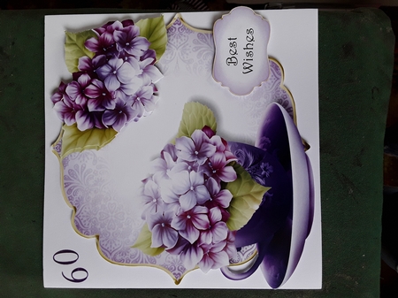 Purple Pastels - Teacup & Saucer by Shirley Taylor