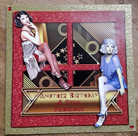 Birthday Girls Art Deco by Shirley Taylor
