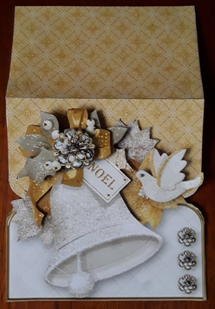 Christmas Bell - Easel Card Mini Kit by Shirley Taylor