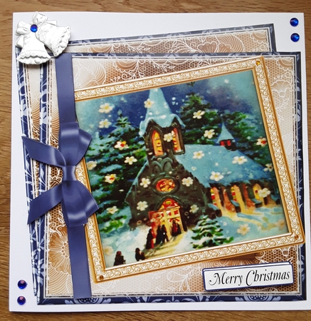 BLUE TWISTED CHRISTMAS MULTI SENTIMENTS 2 by Shirley Taylor