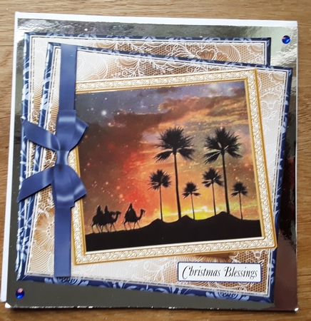 BLUE TWISTED CHRISTMAS MULTI SENTIMENTS 4 by Shirley Taylor