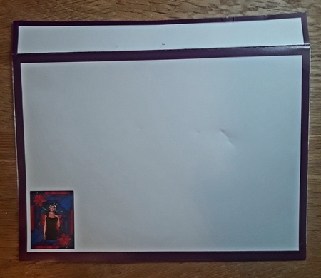 Art Deco Lady 3D Pop Out Concertina Stained Glass Style Box Card Kit & Matching Envelope by Shirley Taylor