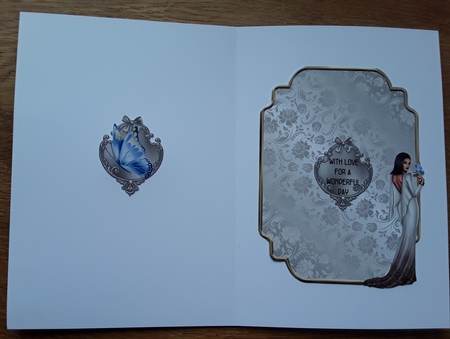 Matching insert for the design sheet - Rhapsody in Blue by Shirley Taylor