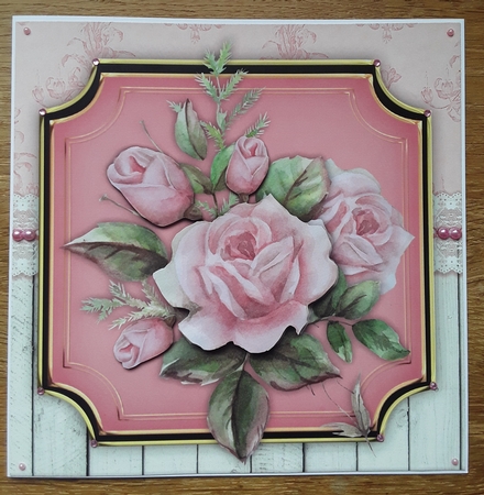 Beautiful Pink French Roses  by Shirley Taylor
