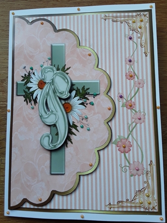 Easter Cross Insert 3 by Shirley Taylor