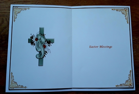 Easter Cross Insert 3 by Shirley Taylor