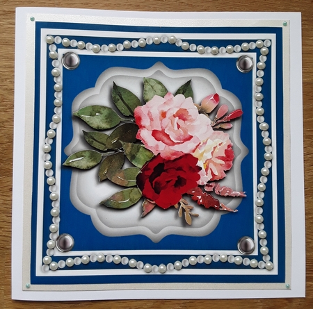   Red and Pink Rose Delight by Shirley Taylor