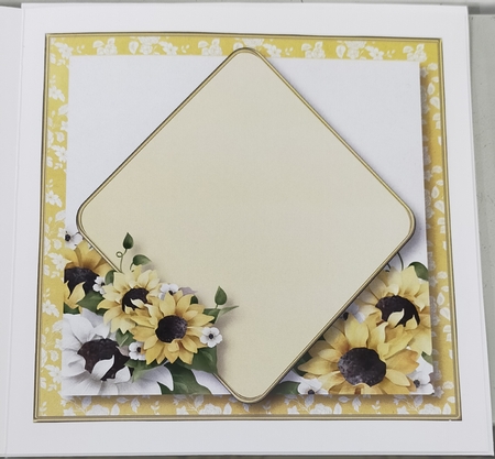 Sunflowers - Diamond Layer Card Mini Kit by Shirley Taylor