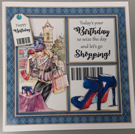 Shopping Birthday Mini Kit by Shirley Taylor