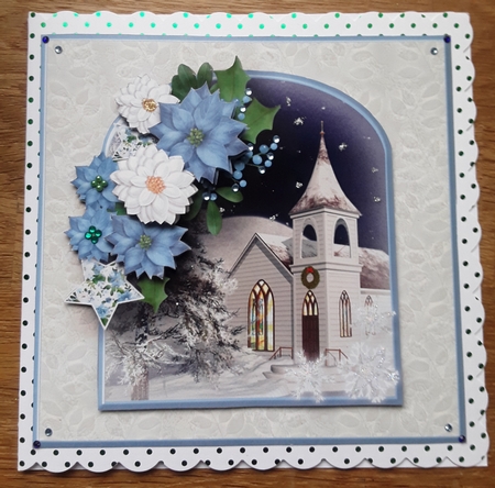 Holy Night - Decoupage Card Mini Kit by Shirley Taylor