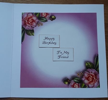 Floral Lantern - Pink Camellias by Shirley Taylor