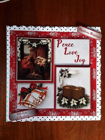 Peace, Love, Joy - Card Mini Kit by Shirley Taylor