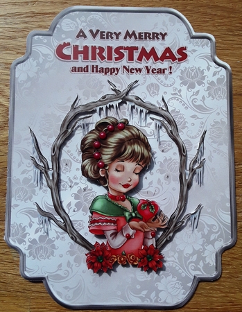 Shaped card kit - 2 Sheets - A Christmas Heart by Shirley Taylor