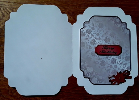 Shaped card kit - 2 Sheets - A Christmas Heart by Shirley Taylor