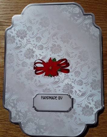 Shaped card kit - 2 Sheets - A Christmas Heart by Shirley Taylor
