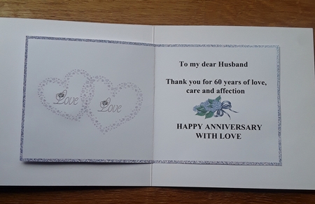 DIAMOND 60TH WEDDING ANNIVERSARY by Shirley Taylor